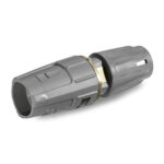 Trijų padėčių purkštukas su rankiniu purkštuko perjungimu