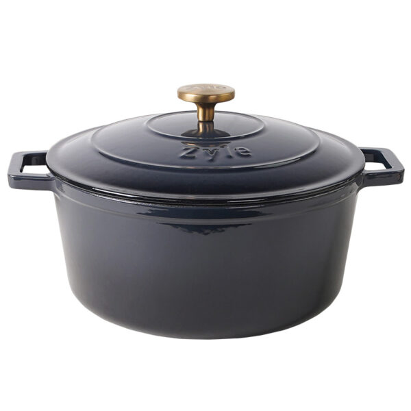Apvalus emaliuotas ketaus puodas ZY020DGKI ,6 l