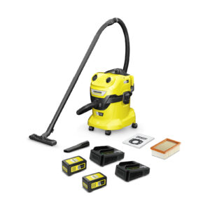 Akumuliatorinis drėgno sauso valymo siurblys WD 4-18 Dual Battery Set