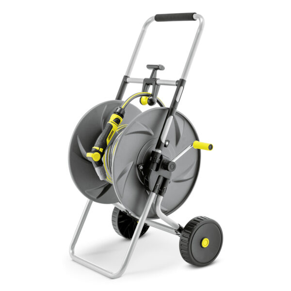 Metalinis žarnos vežimėlis HT 80 M / rinkinys