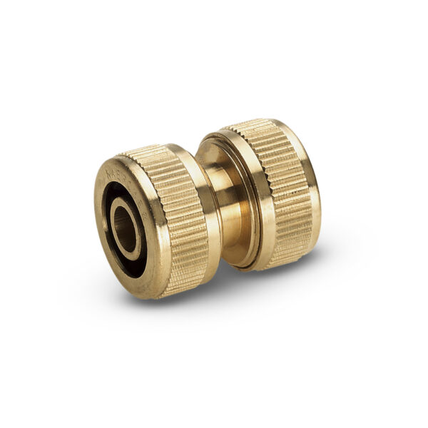 Žalvario žarnų remonto jungtis 1/2", 5/8"